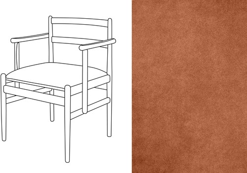 Leaf 01 CB Armchair Velour 012