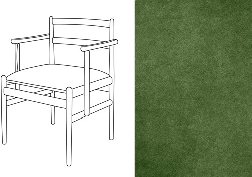 Leaf 01 CB Armchair Velour 023