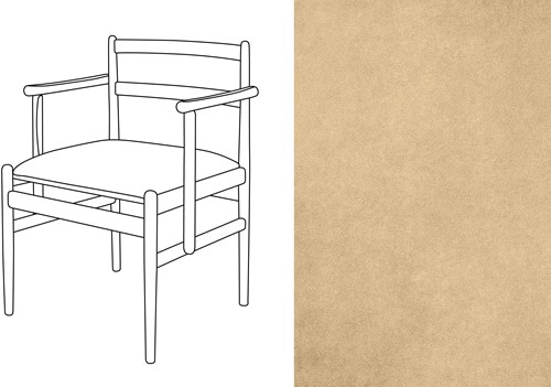 Leaf 01 CB Armchair Velour 030