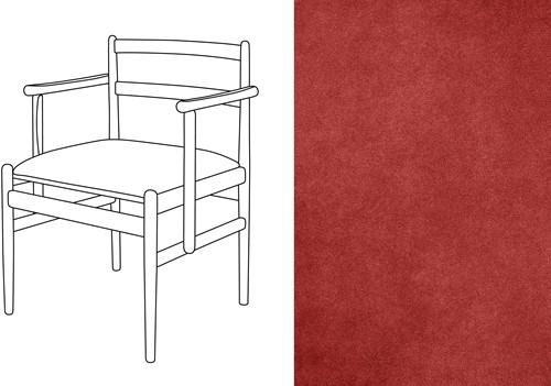 Leaf 01 CB Armchair Velour 040