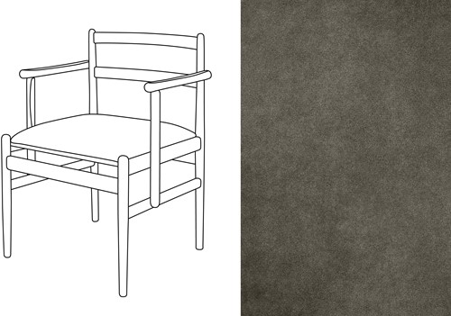 Leaf 01 CB Armchair Velour 072
