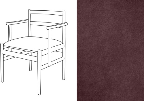 Leaf 01 CB Armchair Velour 094
