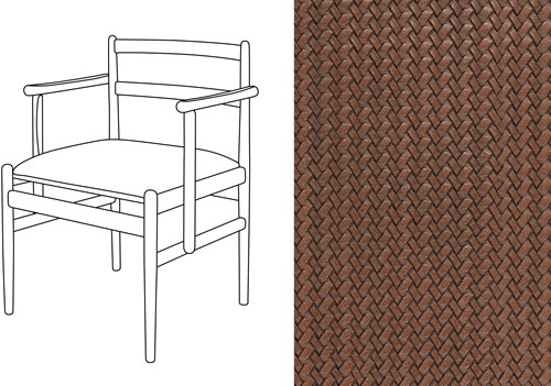 Leaf 01 CB Armchair Wicker 10