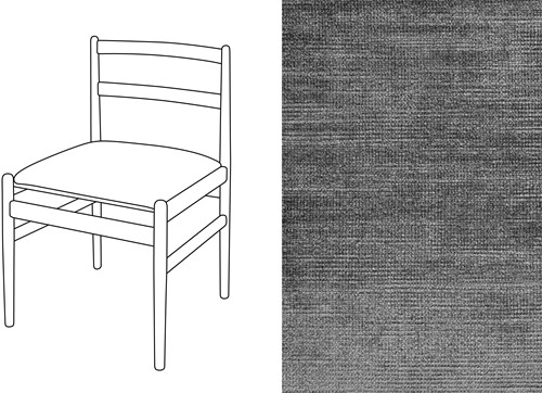 Leaf 01 Dining Chair Avignon Charcoal (667)