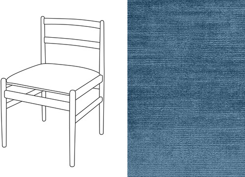 Leaf 01 Dining Chair Avignon Midnight (265)