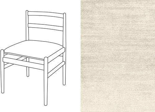 Leaf 01 Dining Chair Avignon Pearl (736)