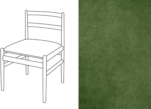 Leaf 01 Dining Chair Velour 023