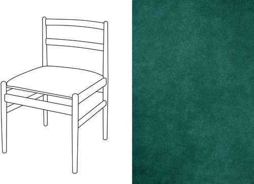 Leaf 01 Dining Chair Velour 065