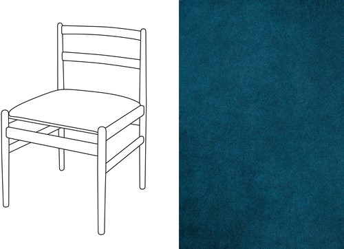 Leaf 01 Dining Chair Velour 067