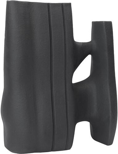 Linked 5 Vase Textured Black *