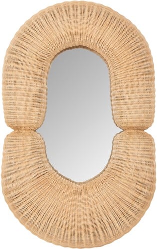 Loop Mirror Rattan S