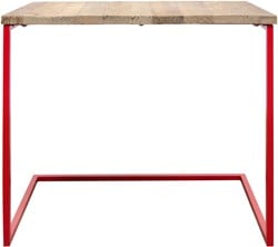 Slim Sofa Table Large Red *