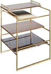 Architect Occ.table Brushed Gold *