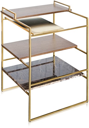 Architect Occ.table Brushed Gold *