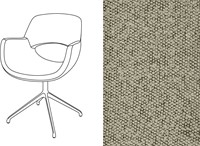 Maddox Dining Chair with G14 legs Trondheim 504