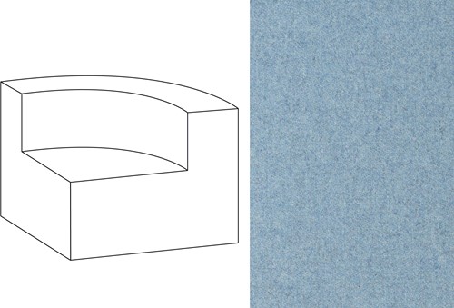 Mahé Quarter Round End Unit Right Facet 41