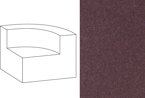 Mahé Quarter Round End Unit Right Facet 78