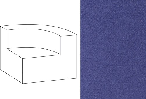 Mahé Quarter Round End Unit Right Facet 90