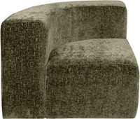 Mahé Quarter Round End Unit Left Wicker 11-3