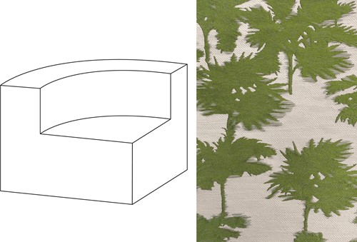 Mahé Quarter Round End Unit Left Be Bop A Lula 009