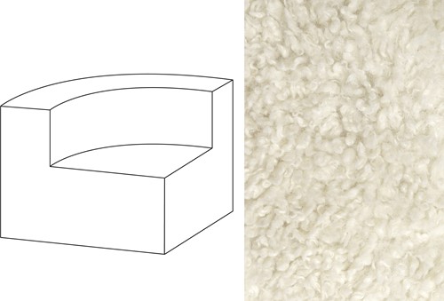 Mahé Quarter Round End Unit Left Doodle 02