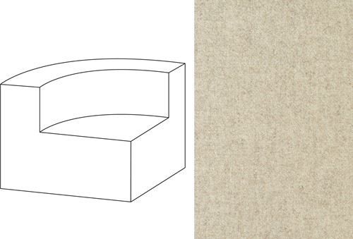 Mahé Quarter Round End Unit Left Facet 01
