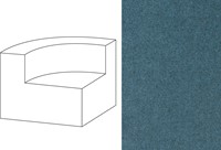 Mahé Quarter Round End Unit Left Facet 56
