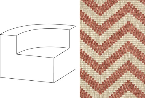 Mahé Quarter Round End Unit Left Marelle 02