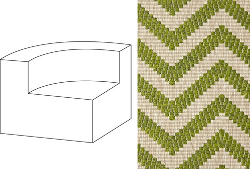 Mahé Quarter Round End Unit Left Marelle 03