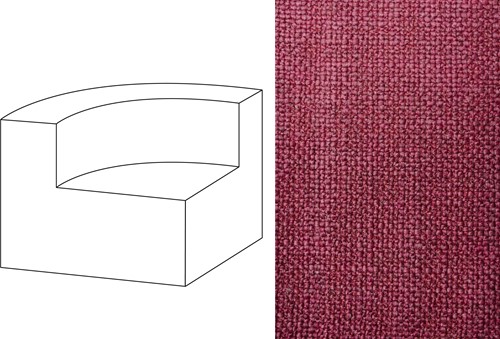 Mahé Quarter Round End Unit Left Paco Rose Byzance