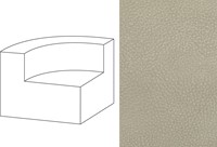 Mahé Quarter Round End Unit Left Touch-11