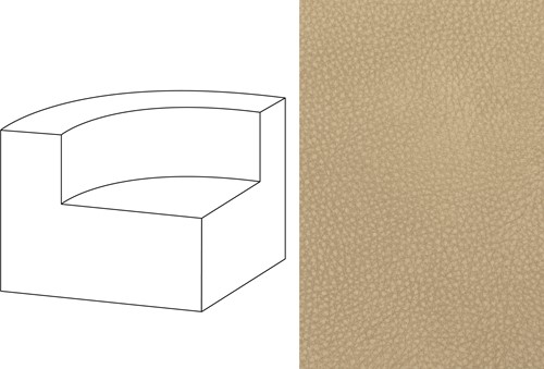 Mahé Quarter Round End Unit Left Touch-19
