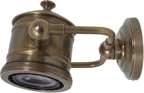 Malibu Wall/Ceiling Lamp Ant. Brass *