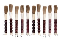 Brush Large Set of 10 Ruby *