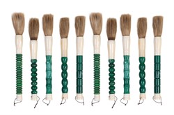 Brush Small Set of 10 Emerald *