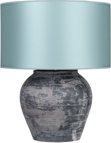 Terracotta Vase Lamp+Shade 9
