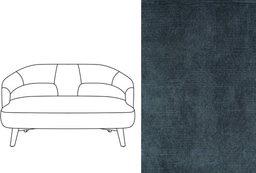 Mercer 2 Seater Adore 90