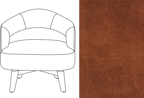 Mercer Swivel Chair Adore 126