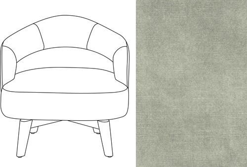 Mercer Swivel Chair Adore 149