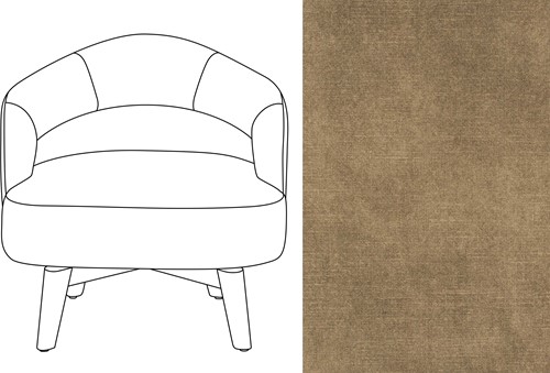 Mercer Swivel Chair Adore 211