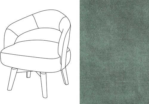 Mercer Swivel Dining Chair Adore 158
