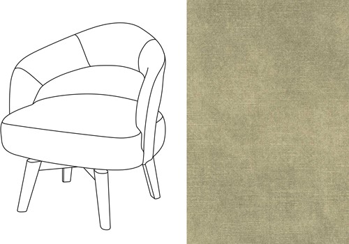Mercer Swivel Dining Chair Adore 214