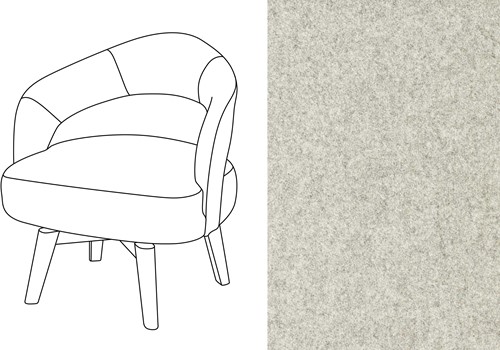 Mercer Swivel Dining Chair Facet 40