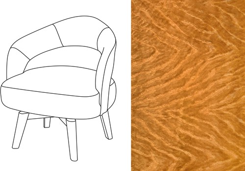 Mercer Swivel Dining Chair Folie Douce 44