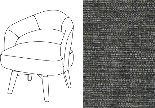 Mercer Swivel Dining Chair Havana PRO-10