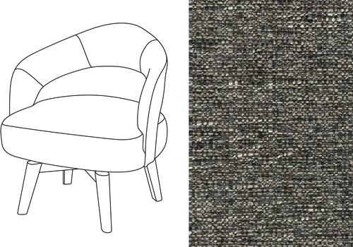 Mercer Swivel Dining Chair Havana PRO-11