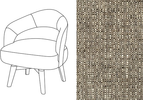 Mercer Swivel Dining Chair Havana PRO-14