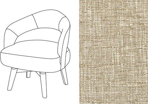Mercer Swivel Dining Chair Havana PRO-16