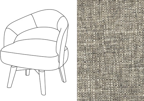 Mercer Swivel Dining Chair Havana PRO-20