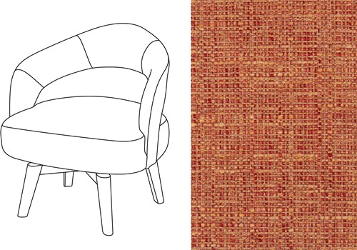 Mercer Swivel Dining Chair Havana PRO-6